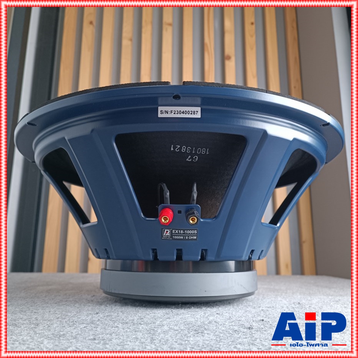 สินค้าใหม่ ลดล้างสต็อค P.AUDIO EX18-1000S ลำโพง 18นิ้ว ดอกลำโพง ดอกลำโพง18นิ้ว P AUDIO EX18 1000S พีออดิโอ ดอกซับเบส ซับเบส 18นิ้ว วอยซ์4นิ้ว EX 18-1000 S EX 18 1000 S เอไอ-ไพศาล +++