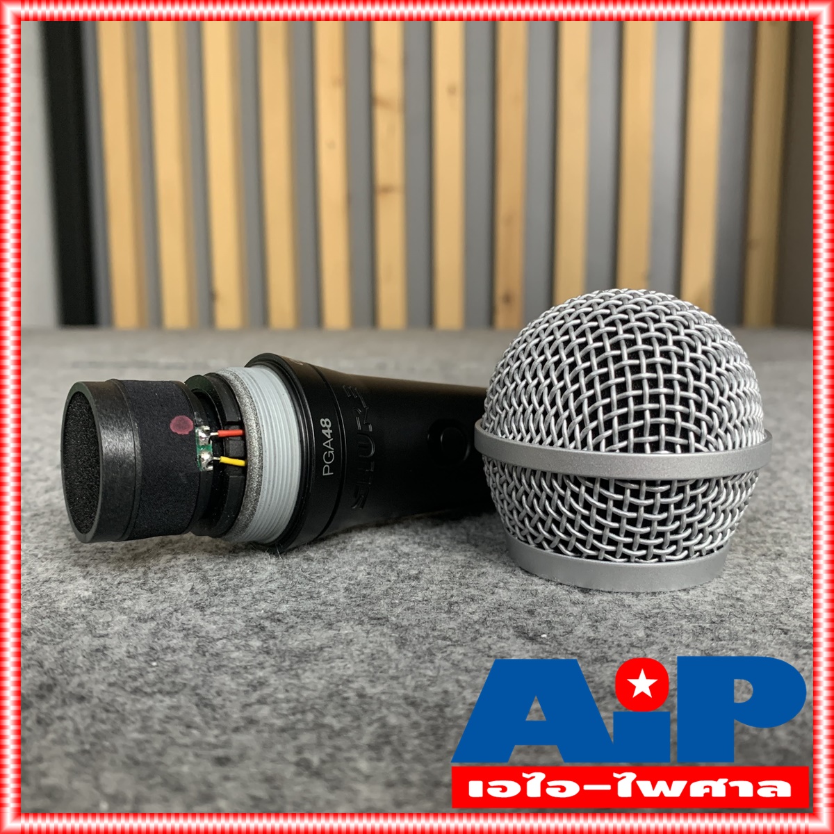 SHURE แท้ รุ่น PGA48-LC *แท้มหาจักร* PGA48 PGA-48 Dynamic Microphone +++ ชัวร์ ไมค์ ไมค์สาย ไมค์ร้อง