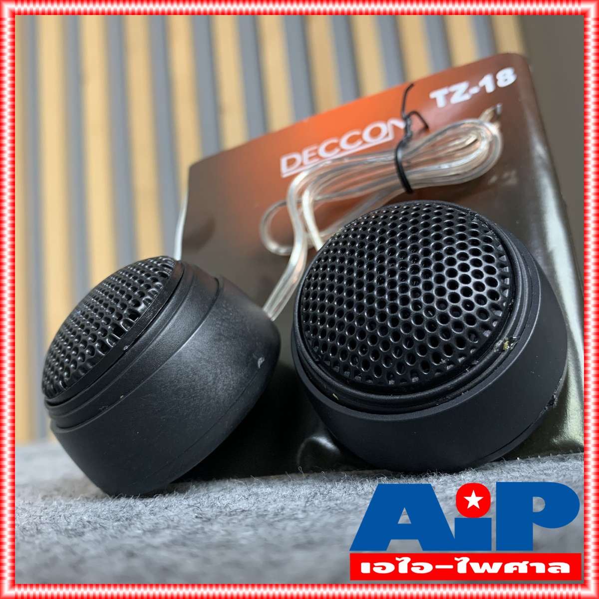 DECCON TZ-18 ลำโพงเเหลมรถ ลำโพงทวิตเตอร์ ลำโพง เสียงแหลม เดคคอน Tweeter ติดรถยนต์ TZ 18 TZ18 เสียงแหลมรถยนต์