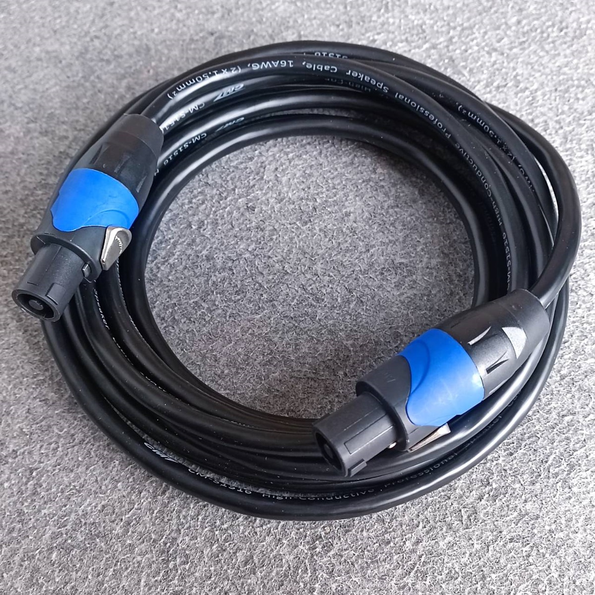 5เมตร สายลำโพงCM 1.5mm+SPEAKONอย่างดี สายลำโพง สายสเปคคอนหัวท้าย สายลำโพงสำเร็จรูป เอไอ-ไพศาล