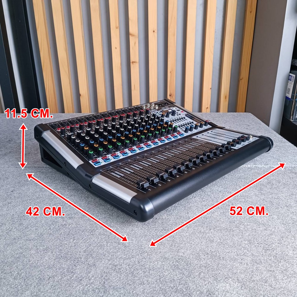 NTS KM-12N MIXER+EFX USB+บลูทูส เอ็นทีเอส มิกเซอร์อนาล็อก 12 ช่อง KM 12N KM12N เอไอ-ไพศาล