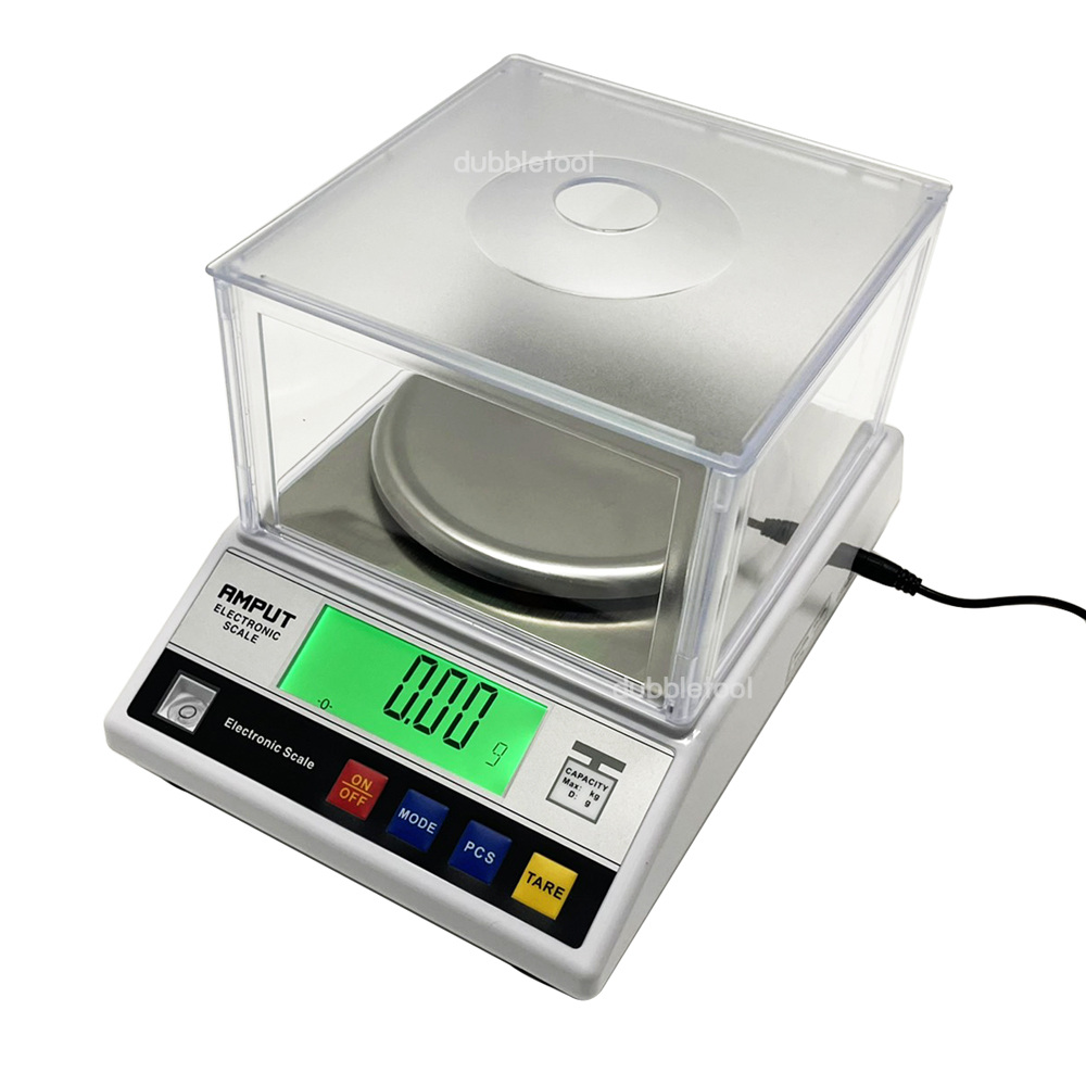 0.01g-2000g เครื่องชั่งดิจิตอล เครื่องชั่งดิจิตอลตั้งโต๊ะ เครื่องชั่งมีที่ครอบกันลม เครื่องชั่ง2Kg/0.01g