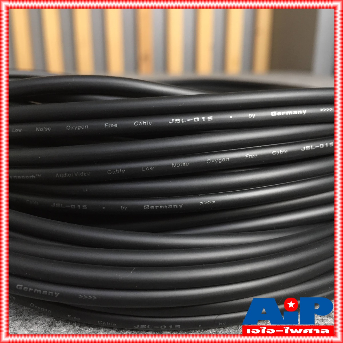 ยาว10เมตร สายสัญญาณสเตริโอ TRST 3.5 to RCA 2 หัว DYNACOM J015-7 สาย P.TR-ST - P. RCA x2 สาย TR-ST ออก RCA x2 10M