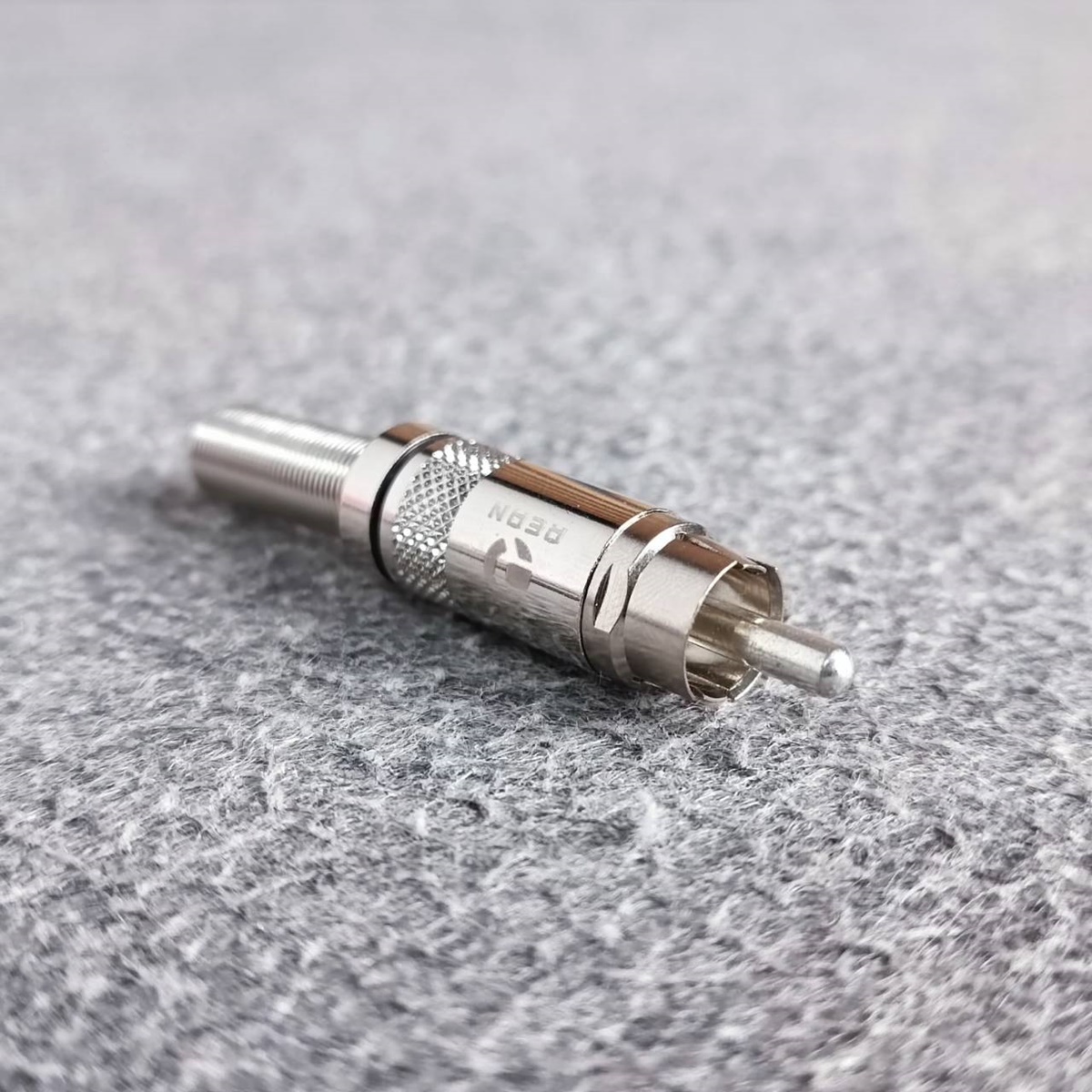 RCA REAN คาดสีดำ NYS-366-0 แจ็คอาร์ซีเอตัวผู้ NEUTRIK ปลั๊ก RCA สำหรับเข้าสาย ต่อ สายสัญญาณ RCA เอไอ-ไพศาล