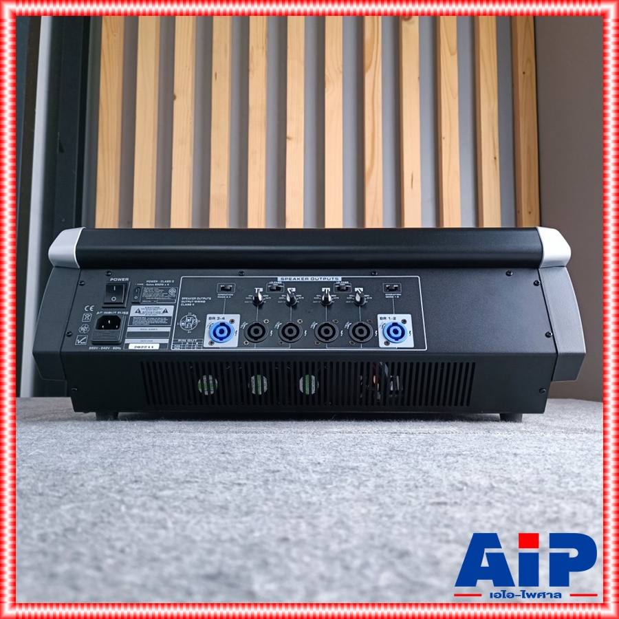 PROEUROTECH PMX-P12650 X4 POWERMIXER+บูลทูส เพาเวอร์มิกเซอร์ รุ่นใหม่ โปรยูโรเทค 12 ช่องไมค์ 4 ช่องขับลำโพง 650 วัตต์ ตัดความถี่ซับได้ PMXP12650X4 เอไอ-ไพศาล