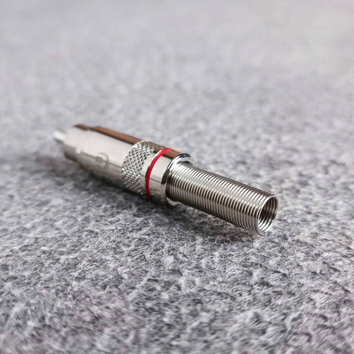 RCA REAN คาดสีแดง NYS-366-0-2 แจ็คอาร์ซีเอตัวผู้ NEUTRIK ปลั๊ก RCA สำหรับเข้าสาย ต่อ สายสัญญาณ RCA เอไอ-ไพศาล