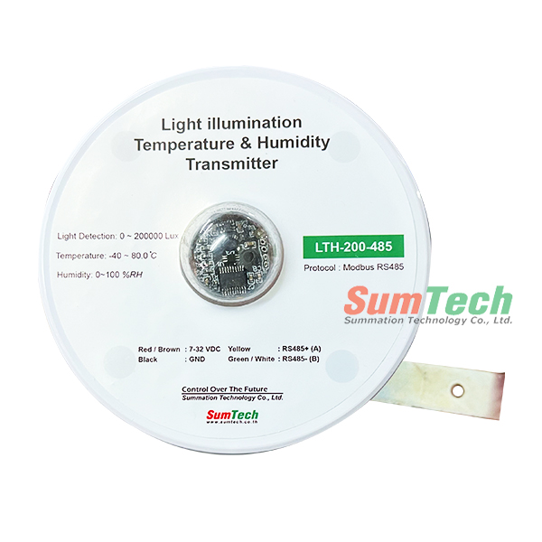 Light, Temperature, Humidity transmitter RS485 output