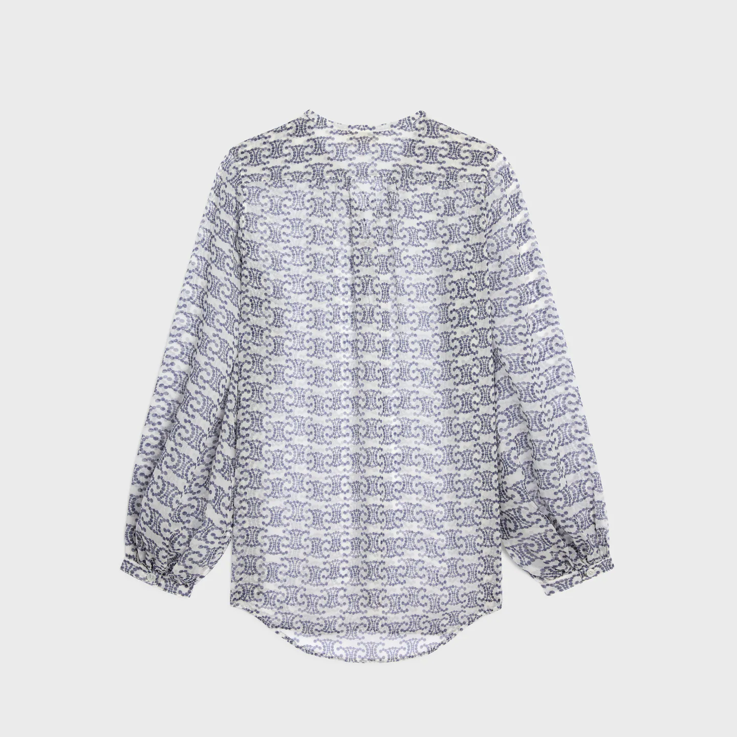 **do** เสื้อไหม Celine ROMY BLOUSE IN SILK CREPON สินค้าใหม่ ของแท้