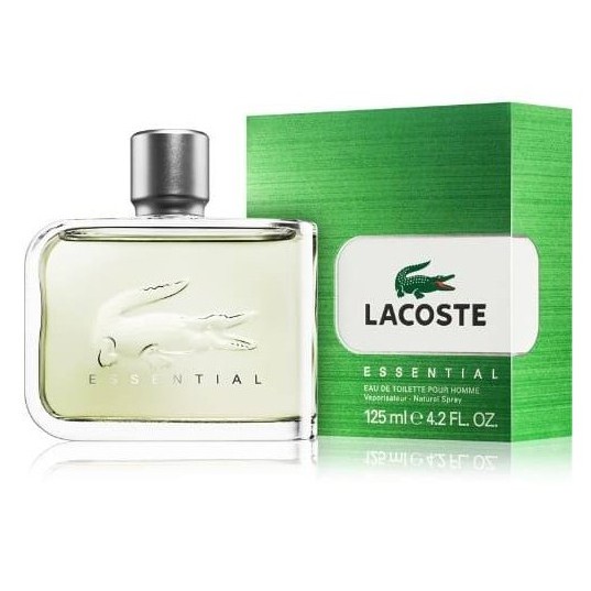 แพคเกจใหม่ น้ำหอมแท้100% LACOSTE ESSENTIAL EAU DE TOILETTE สำหรับคุณผู้ชาย ขนาด 125 มล.