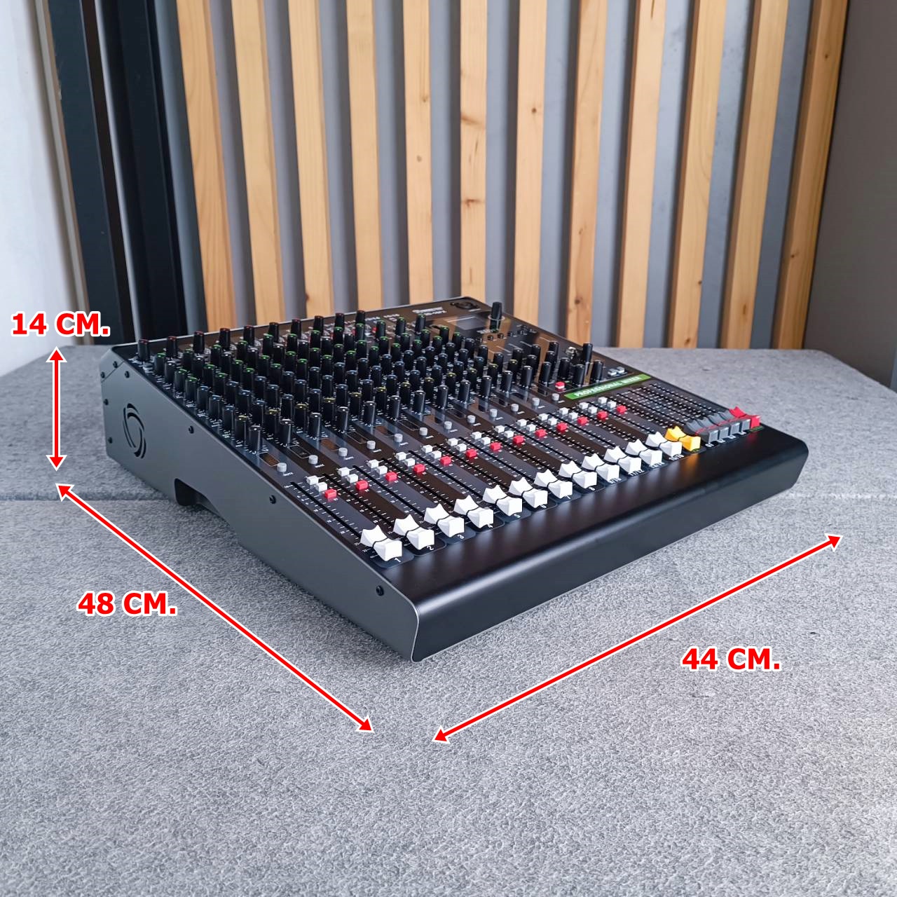 PROEUROTECH 3D-16FX MIXER อนาล็อกมิกเซอร์ ช่องเสียบไมค์ 16 ช่อง 2 Aux มอนิเตอร์ 3D16FX 3D 16FX เอไอ-ไพศาล