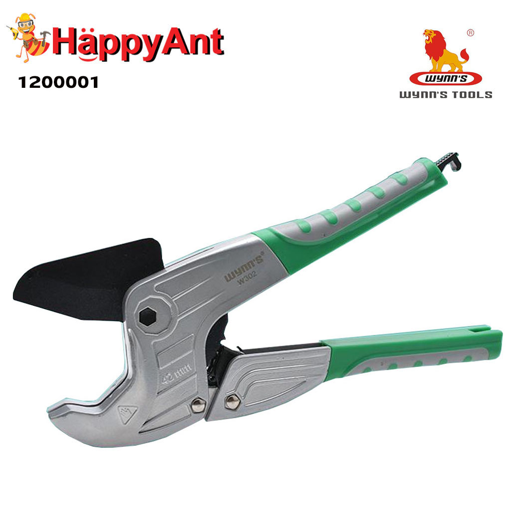 1200001 WYNN'S กรรไกรตัดท่อPVC ปากตรง 42mm W302