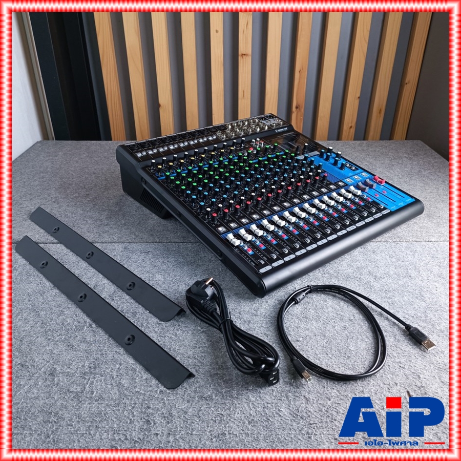 PROEUROTECH MG-160XU MIXER มีอินเตอร์เฟสในตัว PRO EUROTECH MG 160 XU มิกเซอร์ 16ช่อง MG160 แถมปีกใส่RACK เอไอ-ไพศาล