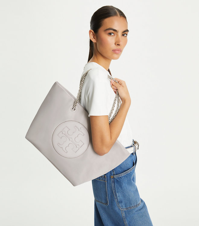 **C** กระเป๋า TORY BURCH Ella Chain Tote สินค้าใหม่ ของแท้