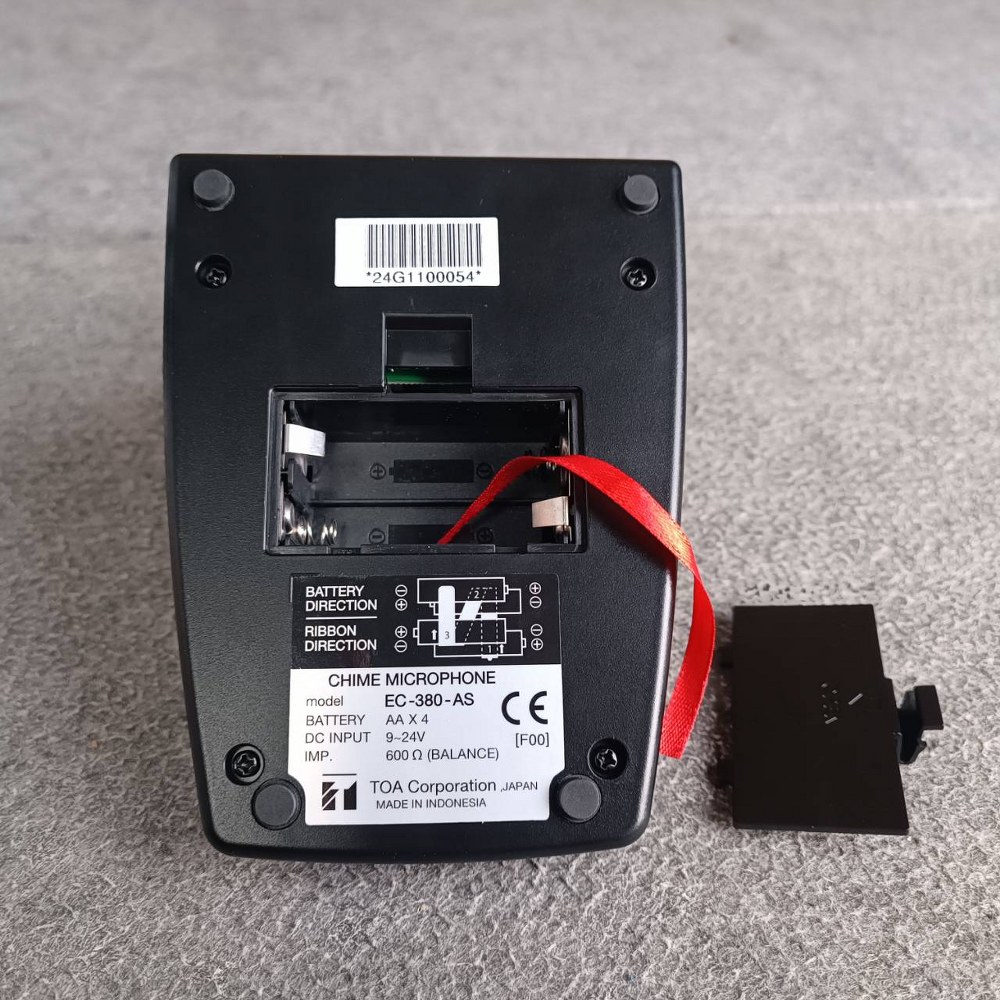 TOA EC-380AS ไมค์ตั้งโต๊ะมีเสียง ไมค์ ไมค์ตั้งโต๊ะ ไมโครโฟนประกาศ ไมค์toa เอไอ-ไพศาล