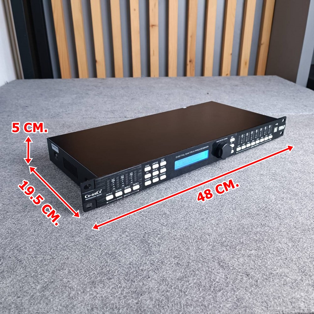 CEANCE FIR4.8 Digital Speaker Controller รุ่นใหม่ ครอสดิจิตอล 4 in 8 out Ce-anCe FIR 4.8 CE ANCE เอไอ-ไพศาล