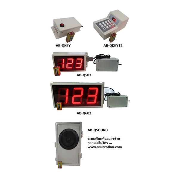 ระบบเรียกคิว (Queue System) อย่างง่าย (AB-QX)