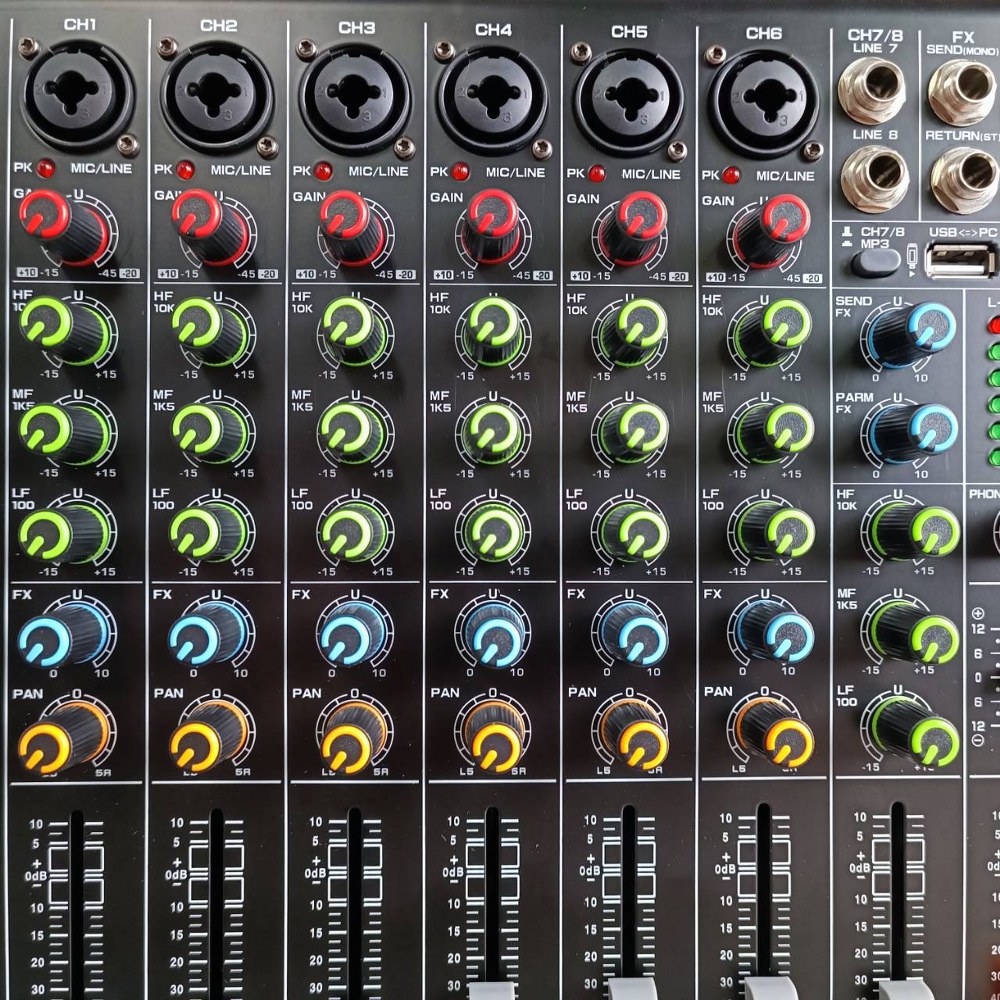 TADA LIVE-8 MIXER มิกเซอร์ ธาดา LIVE 8 LIVE8 Bluetooth มี USB เล่น Mp3 ได้ มีเอฟเฟกแท้ effect EQ 7 แบนด์ มี REC บันทึกเสียงได้ เอไอ-ไพศาล