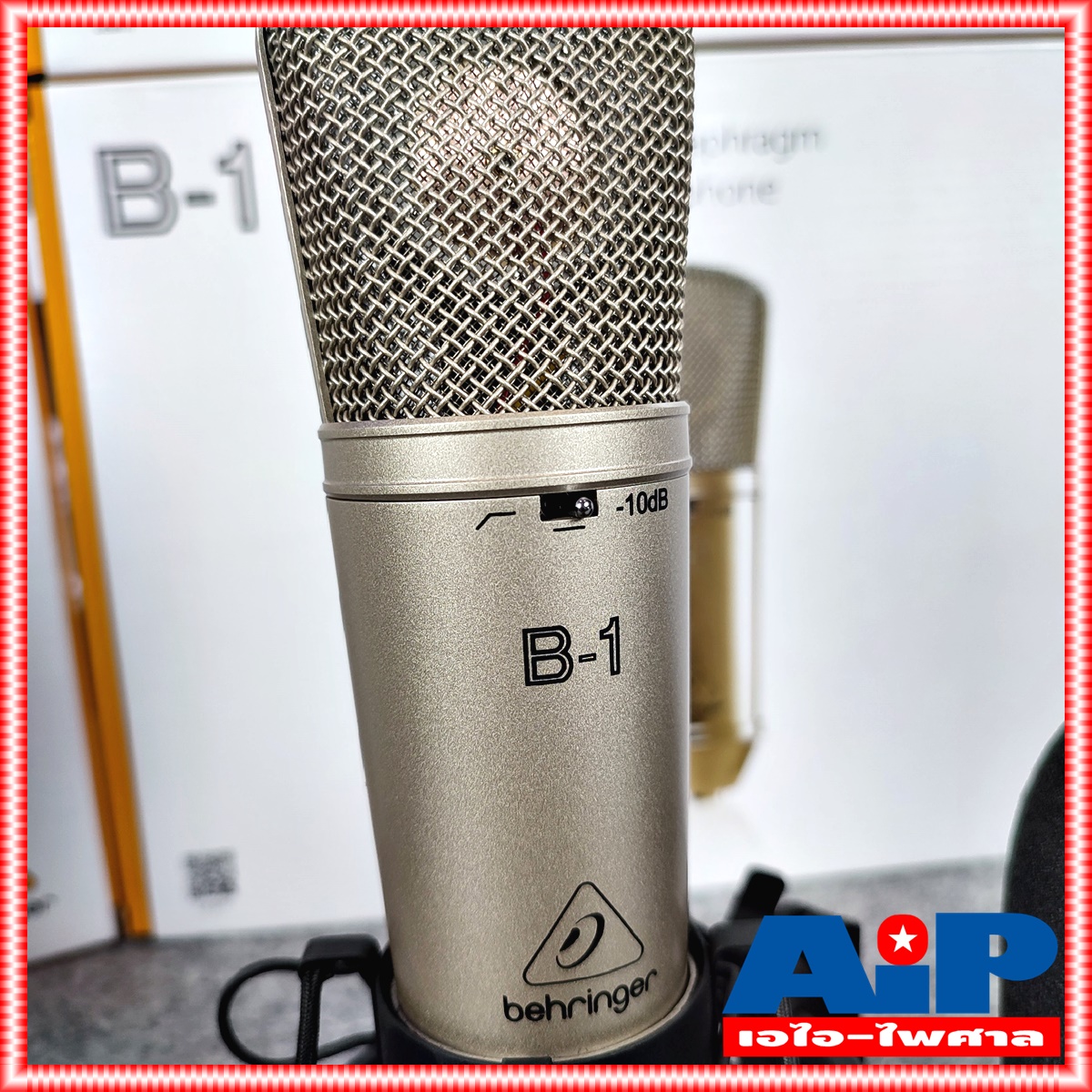 BEHRINGER B1 ไมค์สตูดิโอ CONDENSER MICROPHONE B 1 B-1 ไมค์ห้องอัด ไมค์ห้องส่ง ไมค์สตู ไมค์โครโฟน เอไอ-ไพศาล +++