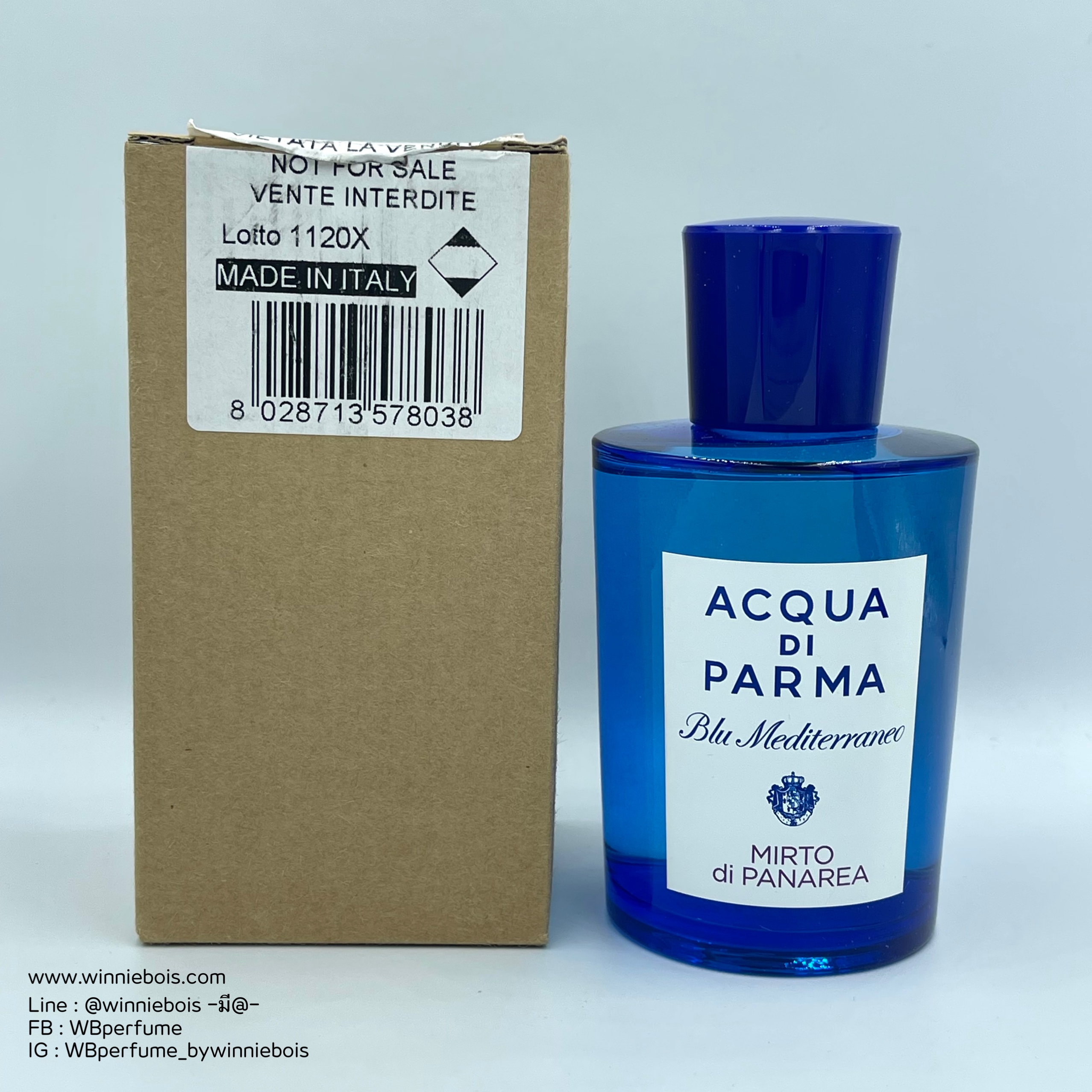 น้ำหอม แท้100% Acqua Di Parma Blu Mediterraneo Mirto Di Panarea 150ml Tester