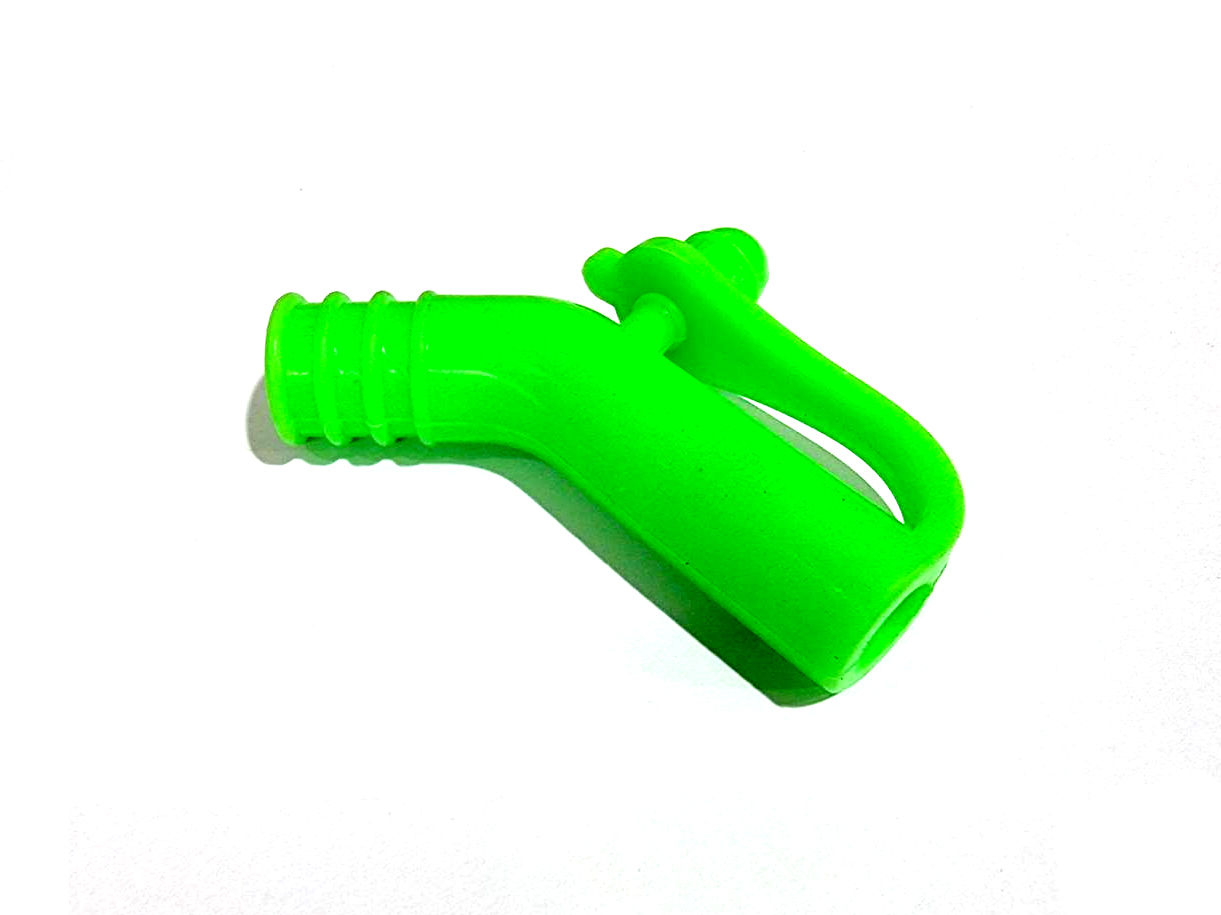 ยางปลายท่อ 10มิล มีจุกปิด - สีเขียว สำเนา