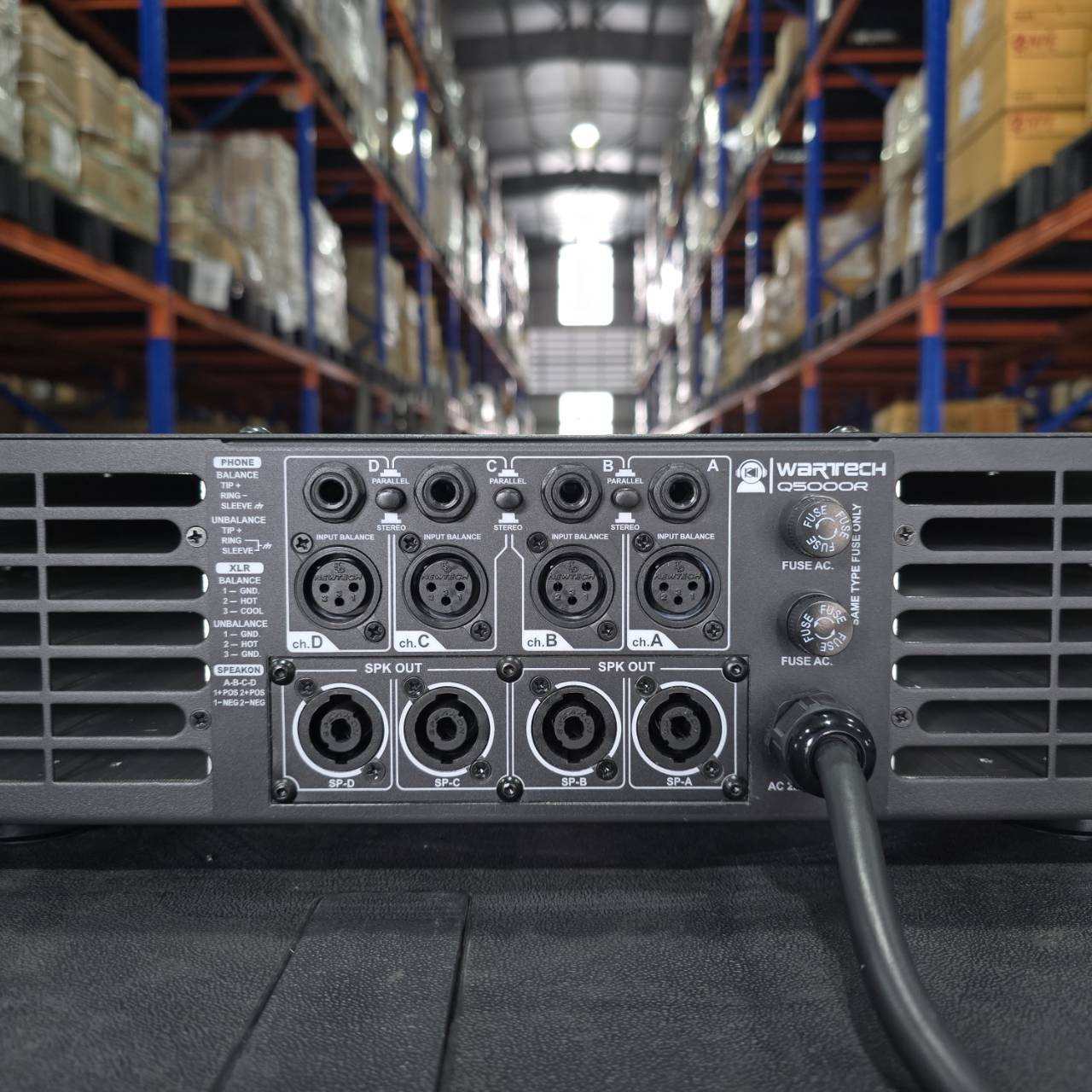 WARTECH Q5000R-L POWER 4CH เพาเวอร์แอมป์ Q5000R L เพาเวอร์แอมป์4Ch Q 5000R Q-5000R Q5000R เอไอ-ไพศาล