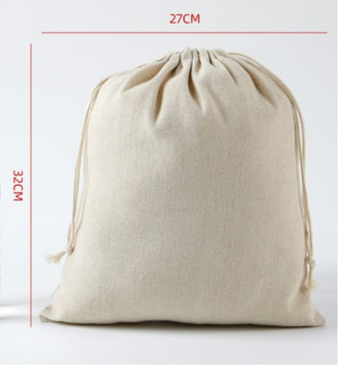 ถุงผ้าดิบ ถุงกระสอบ ราคาถูก ถุงผ้าดิบ แบบหูรูด ใส่ของขวัญ ของชำร่วย แบบธรรมชาติ size ให้เลือกเยอะ ขนาดใหญ่ ขนาดเล็ก 821321