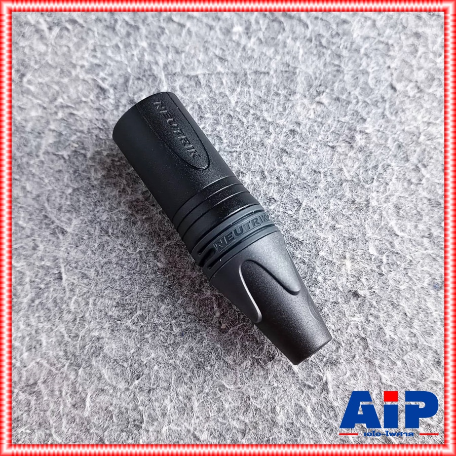 ตัวสีดำ 1ตัว NEUTRIK ของแท้ NC-3MXX-B สีดำ CANNON XLR ตัวผู้ NC3MXX NC-3MXX B แคนนอนตัวเมีย สำหรับเข้าหัว สายสัญญาณ NC 3 MXX เอไอ-ไพศาล