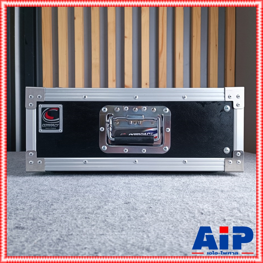 COMPACT RACK BM-3 เปลือยหน้า-หลัง ลึก19นิ้ว สีดำ (ไม่มีฝาปิด) คอมแพ็ค แร็ค BM3 แร็คเครื่องเสียง แร็คเปลือย แร็คแอมป์ เอไอ-ไพศาล