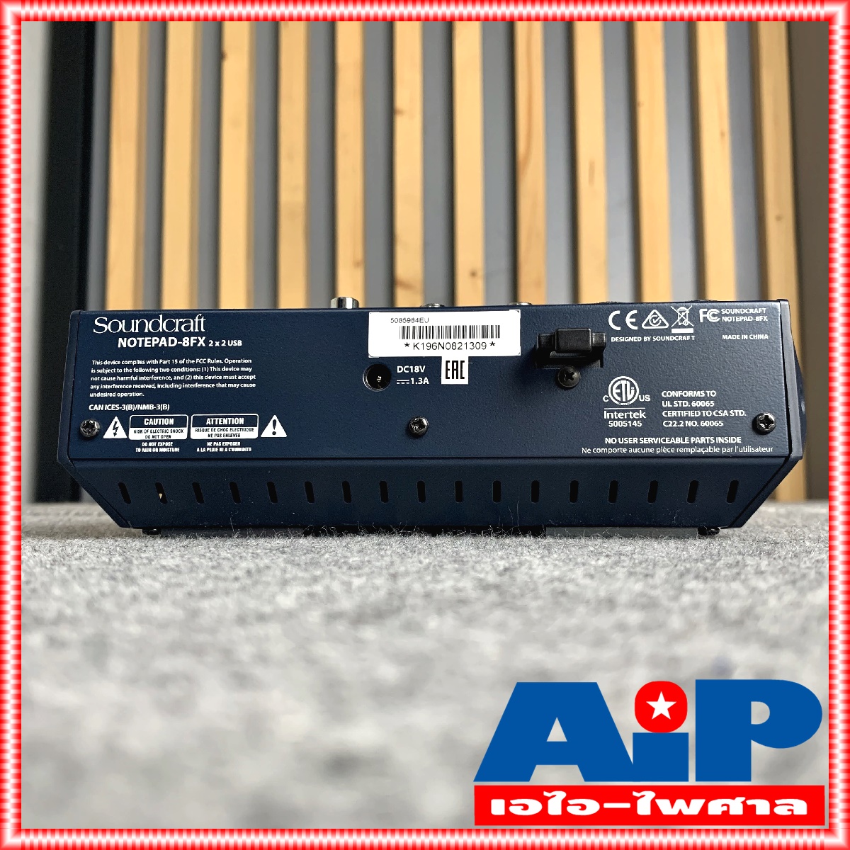 SOUNDCRAFT NOTEPAD-8FX MIXER มิกซ์ มิกเซอร์ เครื่องปรับแต่งเสียง เครื่องเสียง เครื่องปรับเสียง เอไอ-ไพศาล +++