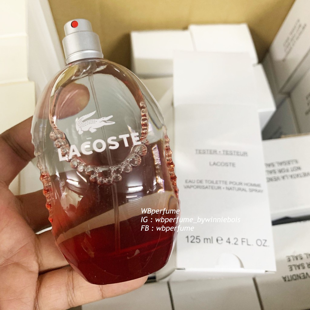 น้ำหอมแท้100% Lacoste Red for Men EDT ขนาด 125ml TESTER