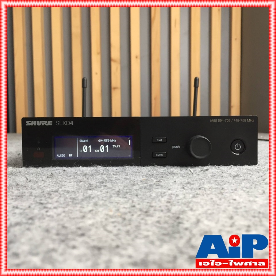 SHURE SLXD24A/SM58-M55 ไมค์ลอยมือถือเดียว ไมโครโฟนไร้สายไมค์เดียว SLX 24/ SM 58 M 55 SLX24/SM58M55 เอไอ-ไพศาล +++