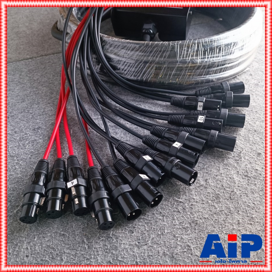 LIDGE YM-1204-15M สายมัลติคอร์12IN 4OUT สายมัลติคอร์ สายมัลติคอร์LIDGE YM1204 15เมตร YM 1204 เอไอ-ไพศาล