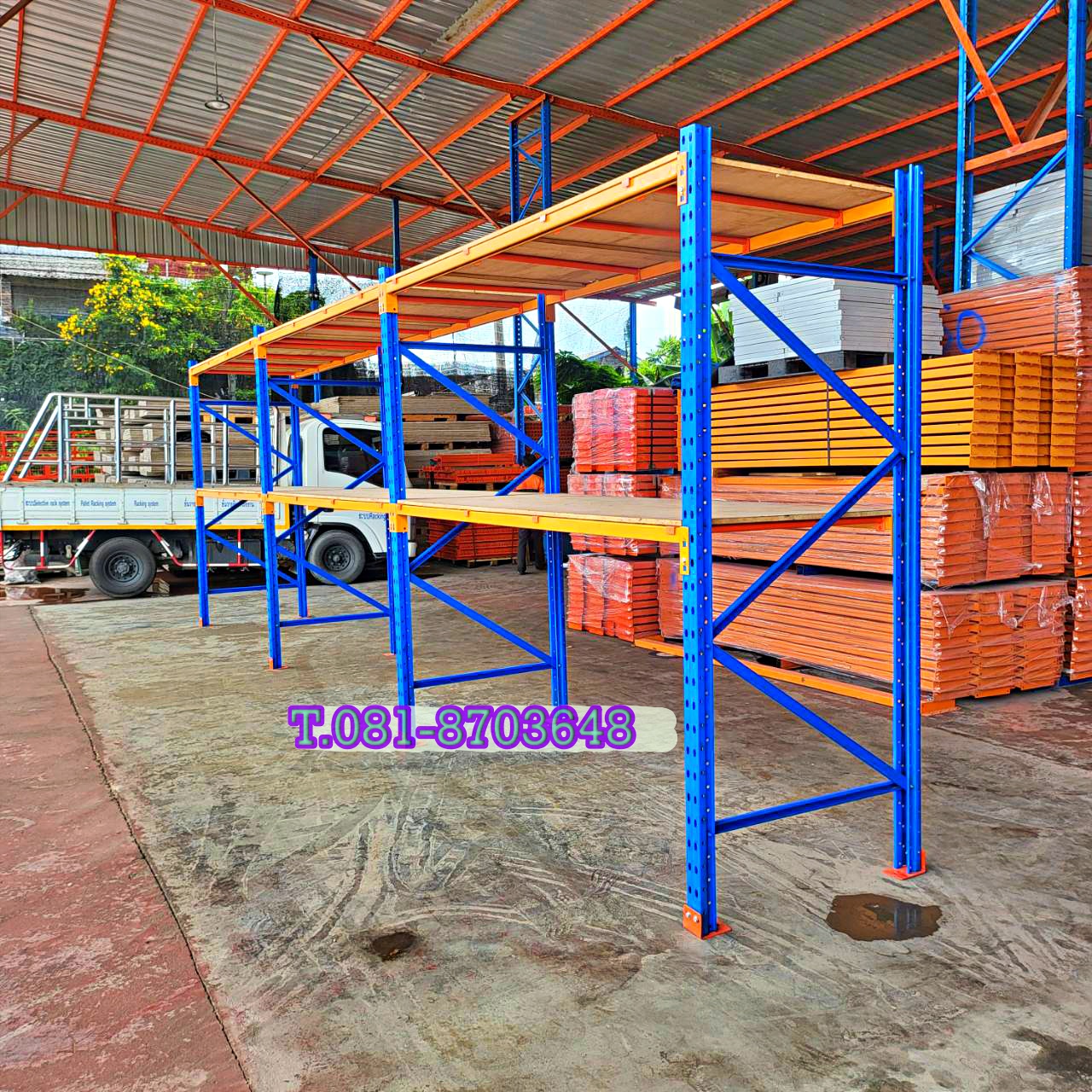 จัดโปร!!!ชั้นวางของมือสองราคาถูก 3ชุดต่อเนื่อง ขายเพียง 14,000 บาท รับน้ำหนักได้ชั้นละ 500 กิโล