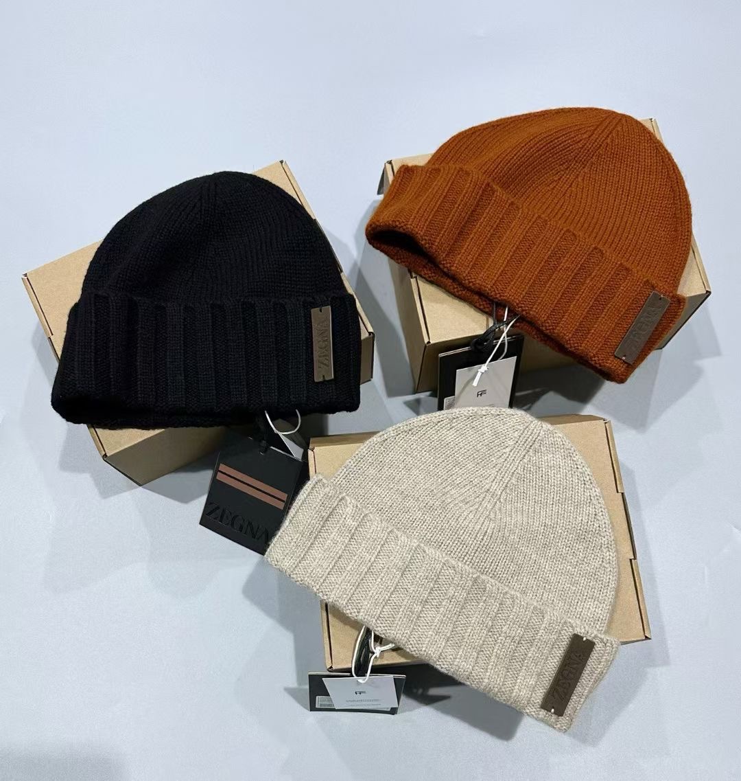 หมวกแคชเมียร์กันหนาว Zegna OASI CASHMERE BEANIE มี 3 สี ใส่ได้ ชาย หญิง สินค้าใหม่ ของแท้