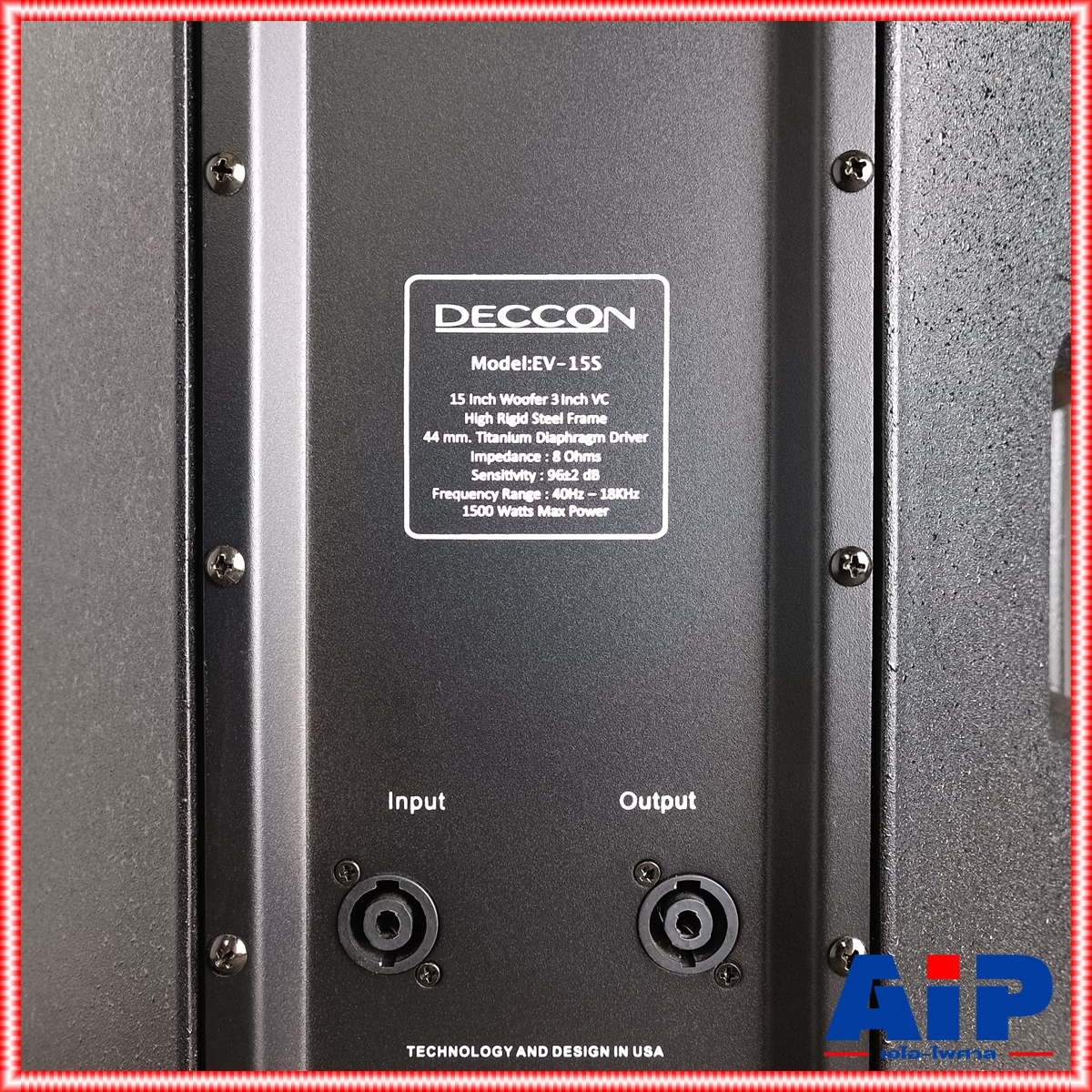 1ใบ DECCON EV-15 ลำโพง 15 นิ้ว 2 ทาง พลาสติก ABS ev-15s ตู้ลำโพงไฟเบอร์ PA ตู้ลำโพงขนาด 15 นิ้ว EV 15 EV15 เอไอ-ไพศาล +++