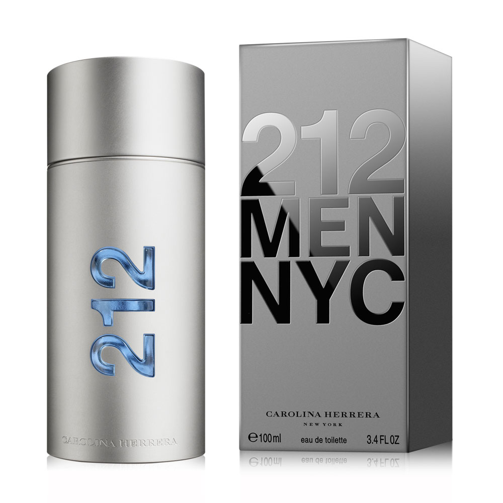 น้ำหอมแท้100% Carolina Herrera 212 Men NYC EDT 100 ml.