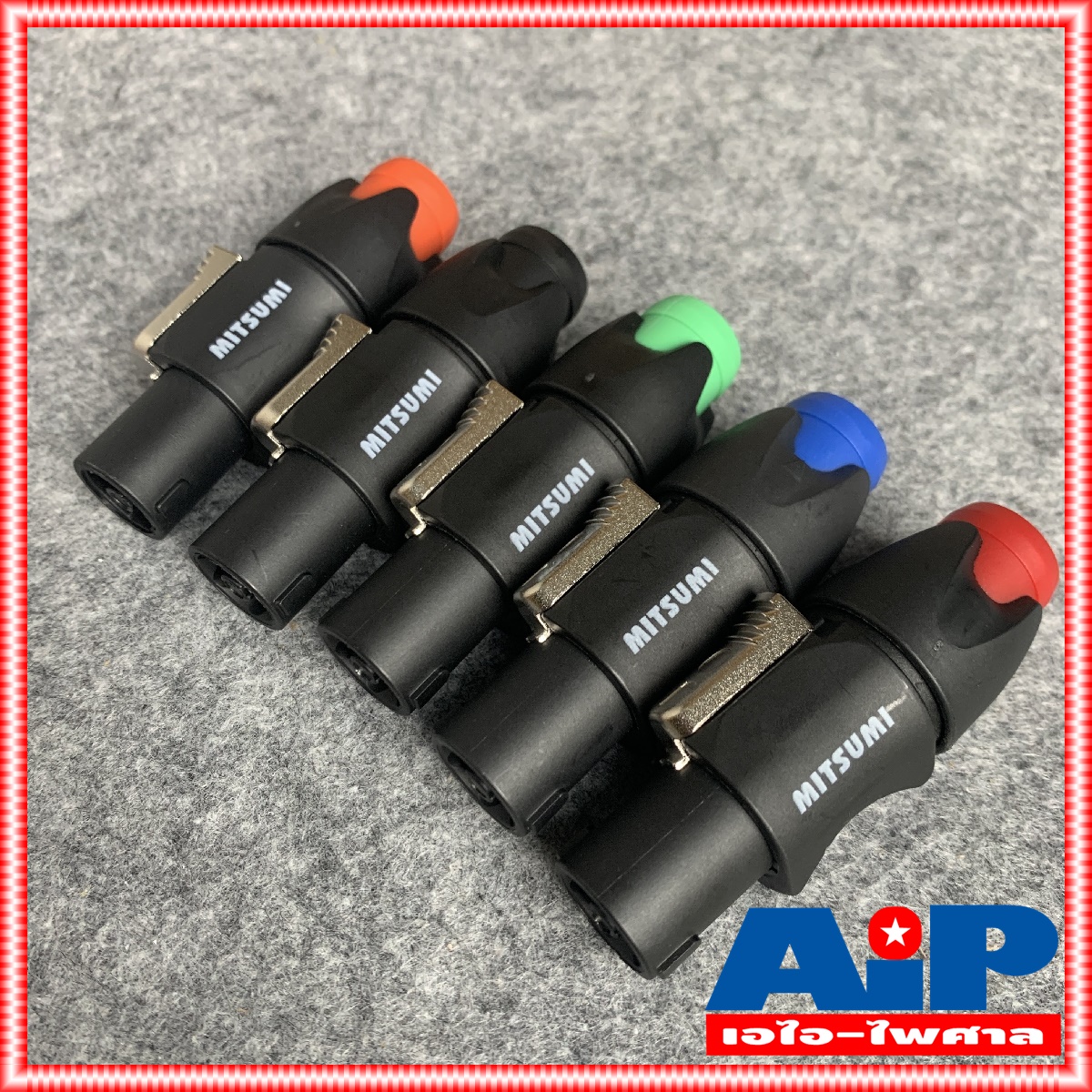 มี5สีให้เลือก MITSUMI 911S06 SPEAKON ปลั๊กลำโพง หัวspeakon สเปคคอน สเปคค่อนลำโพง สเปคค่อน speakon