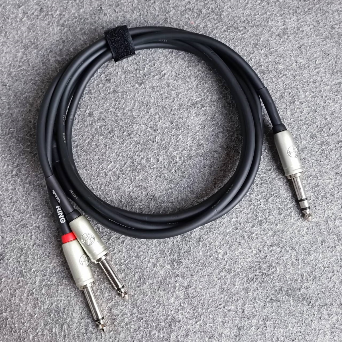 2เมตร KIRLIN Y-336PR สาย INSERT PHONE สเตอริโอ ออก Phone โมโนx2 ยาว 2เมตร 24awg สายสัญญาณสำเร็จรูป เอไอ-ไพศาล