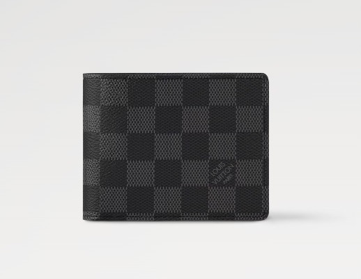 กระเป่าสตางค์ Louis Vuitton Damier Graphite Multiple ตารางสีดำ ของใหม่ NEW