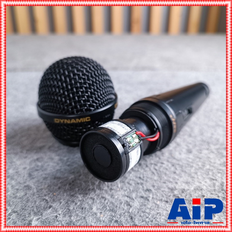 NPE DM-818 ไมค์สาย Microphone Dynamic ไมโครโฟนแบบสาย ด้ามโลหะ เอ็นพีอี DM 818 DM818 เอไอ-ไพศาล