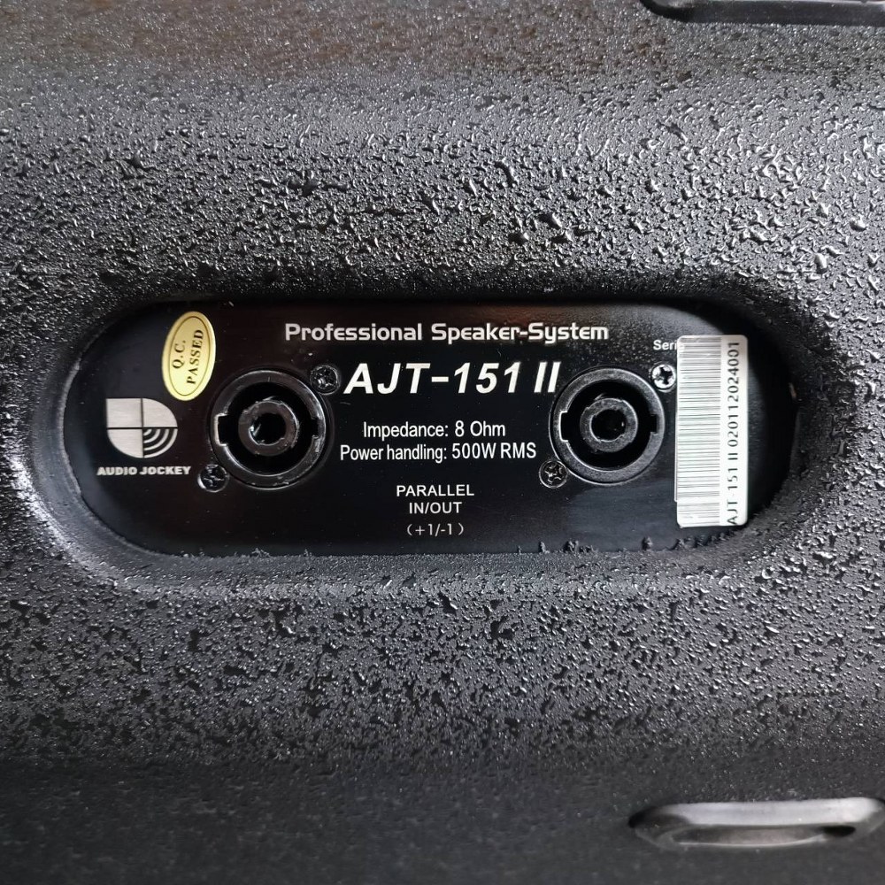 AUDIO JOCKEY A&J AJT-151 II ตู้ลำโพง15นิ้ว ลำโพงพาสซีฟ 15 นิ้ว 2 ทาง ความดัง 129 dB AJT 151II AJT151II เอไอ-ไพศาล