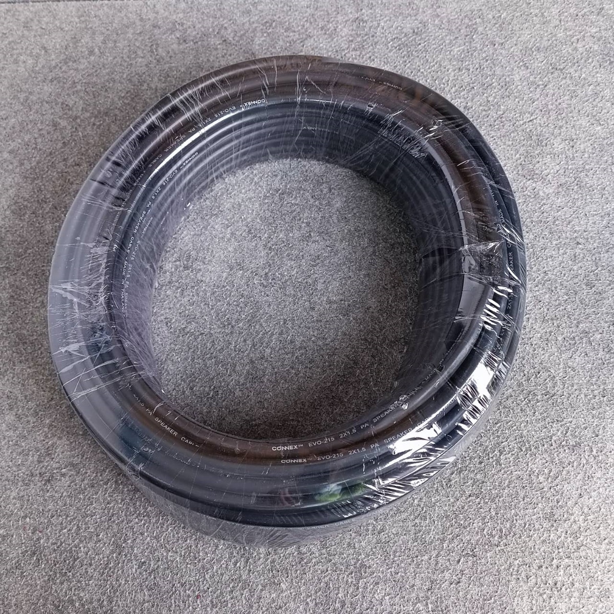 ขด30เมตร CONNEX EVO-215 สายลำโพง ทองแดงแท้ 2x1.5mm สายสีดำ สายลำโพงกลางแจ้ง EVO215 EVO 215 สายลำโพง2คอร์ เอไอ-ไพศาล