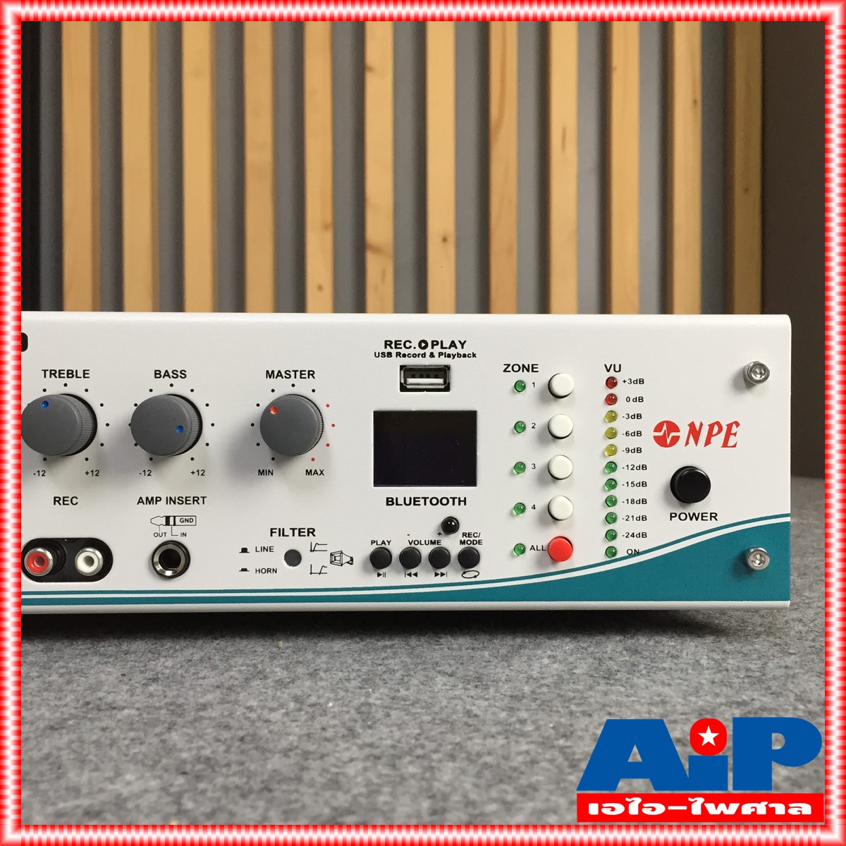 NPE TM-250ZMP3 POWER MIXER+LINE+USB มีโซน เพาเวอร์มิกเซอร์ มีLINE กำลังวัตต์ 250วัตต์ มี 4 โซน แยกปรับเสียงได้ 4 ที่ TM250ZMP3 TM 250ZMP3 เอไอ-ไพศาล +++