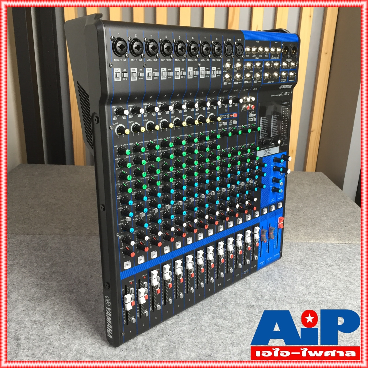 YAMAHA MG-16XU MIXER มิกซ์ มิกเซอร์ มิกซ์YAMAHA เครื่องเสียง เครื่องปรับแต่งเสียง MIX เอไอ-ไพศาล +++