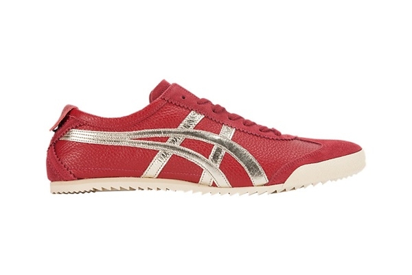 รองเท้าโอนิ Nippon Made รุ่น Mexico 66 Red / Gold แดงคาดทอง