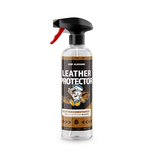 GLOSSBRO Premium Leather Protector, สเปรย์ปกป้องและบำรุงหนังพรีเมียม 500ml