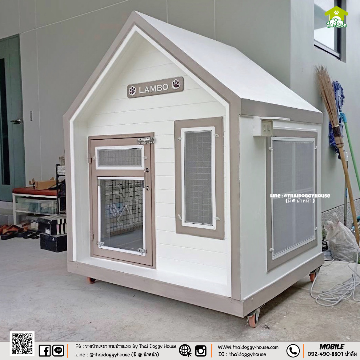 บ้านหมา บ้านแมว "𝐍𝐎𝐑𝐃𝐈𝐂 𝐒𝐓𝐘𝐋𝐄 𝐁𝐘 𝐓𝐇𝐀𝐈 𝐃𝐎𝐆𝐆𝐘 𝐇𝐎𝐔&#x