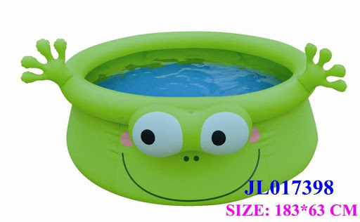 JL017398 สระน้ำทรงกลมรูปกบ Jilong ลิขสิทธิ์ถูกต้อง