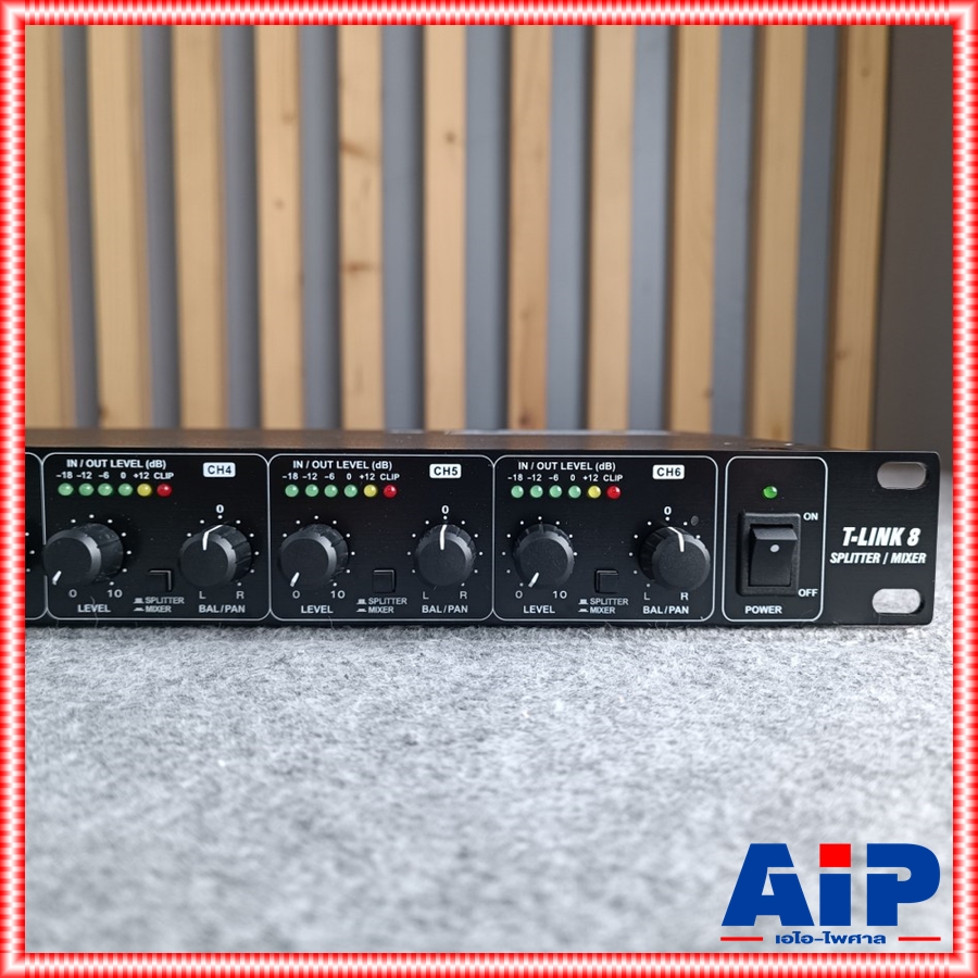 TOPPPRO T-LINK 8 SPLITTER PROCESSOR เครื่องต่อพ่วงสัญญาณมิกเซอร์ ท็อปโปร เครื่องลิ้งค์สัญญาณเสียง T-LINK 8 เอไอ-ไพศาล