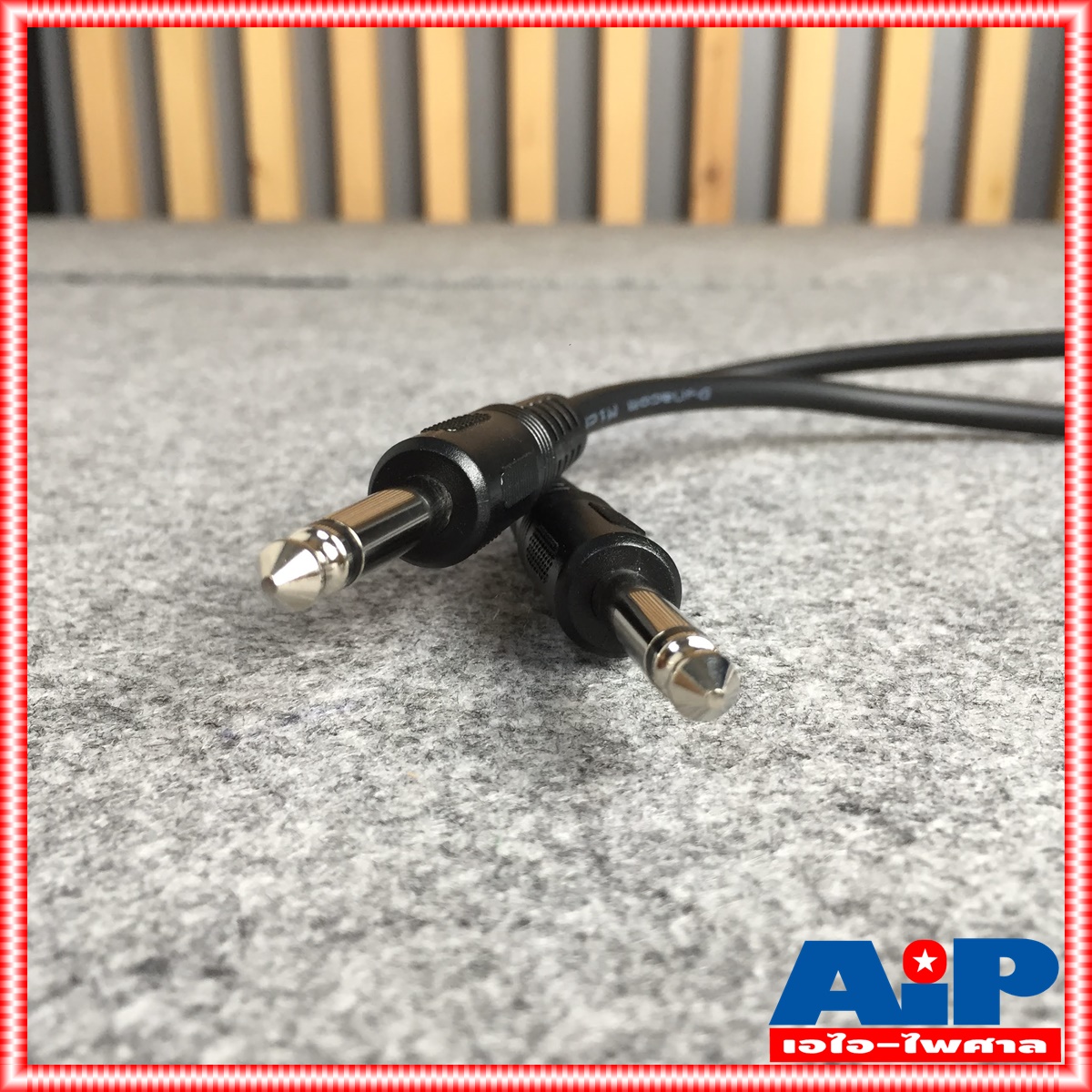 สายไมค์ 2หัว 1เมตร DYNACOM J085 สายไมค์ สายสัญญาณ หัวท้าย MONOหัวท้าย สาย ไมค์2หัว เอไอ-ไพศาล